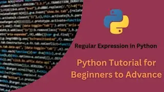 Regular Expression in Python