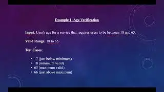 Lecture 86# Black box testing | Boundary value Analysis