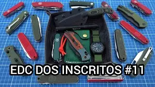 EDC DOS INSCRITOS #11. O quadro dos kits de everyday carry dos seguidores! #edc #edcbrasil 