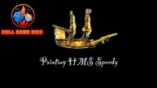 Painting HMS Speedy from the Black Seas game by Warlord Games #warlordgames #blackseas