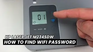 Как узнать пароль МФУ HP LaserJet M234sdw
