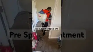 Pre Spray Treatment #carpetcleaning #cleaning