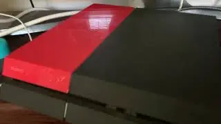 My PS4 Red OEM Custom Faceplate Give Your PS4 Unique look