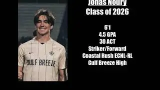 Jonas Noury Class of 2026 Highlight Video