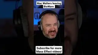 Will Mac Walters Leaving BioWare Hurt The Next Mass Effect? #masseffect #shorts