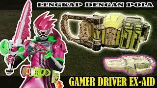 MEMBUAT DX GAMER DRIVER KAMEN RIDER EX-AID DARI KARDUS