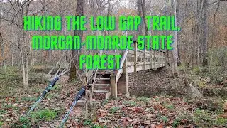 Hiking the Low Gap Trail, Morgan-Monroe State Forest, Martinsville, Indiana.