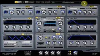 AIR Music Technology - Hybrid 3 - VST synthesizer - factory presets demo