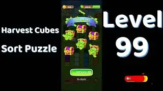 Harvest Cubes Sort Puzzle Level 99 Walkthrough 🌽🧠 | Relaxing Sort Game | Go Answer