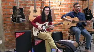 Store Walk-in - Racheed Sharif Shoaib. Lead Guitarist from Megdol Band,