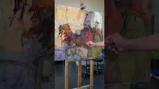 Creating a Vibrant Painting from Blank Canvas to Masterpiece