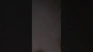 A meteor / &ldquo;shooting star&rdquo; from the Geminid meteor shower Dec 14 2025