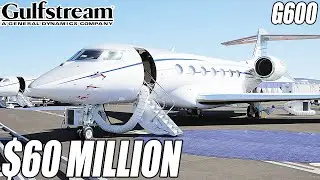 Внутри Gulfstream G600 стоимостью 60 миллионов долларов