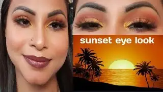 sunset inspired makeup tutorial!! TBB The Beauty Bar makeup tutorials!! step-by-step tutorial!!