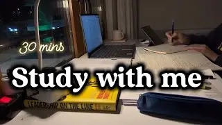 30 MIN STUDY WITH ME✨ | meditation calm piano | DSS ✨