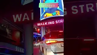 Lights, Screens, and the Road to Walking Street #thailand #travel