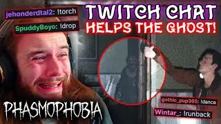 Phasmophobia, but Twitch Chat helps the ghost kill us!