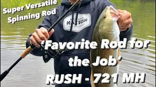 Super Versatile Spinning Rod!! Rush 721 Medium Heavy: 'Favorite Rod for the Job'