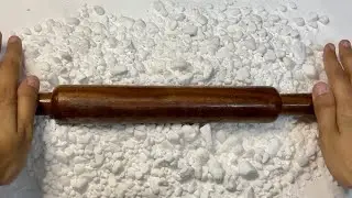 ASMR Satisfying Crushing Pebbles with a rolling pin 🤍🤍| #highonasmr #satisfying #oddlysatisfying