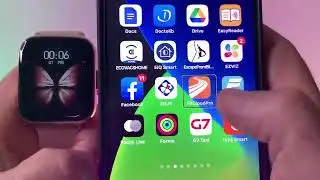 Parsonver Montre Connect&eacute;e iOS Android : Smartwatch Bluetooth &Eacute;tanche avec Fr&eacute;quence Cardiaque