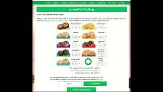 Digital Cookie: My Cookies - Initial Order