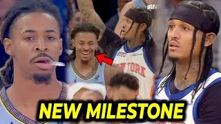 Bagong MILESTONE ni Jordan Clarkson! Kunwaring masaya si Ja Morant, NYK vs MEM!