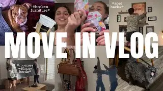 MOVE IN VLOG I *new apartment, new roomie, new chapter 🆕🚪👭🏻📘*