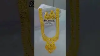 😍22k gold Rani haar design || Long necklace design in gold #shortsfeed  @KhushijewelleryCollection
