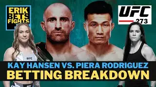 UFC 273: Volkanovski vs. Korean Zombie | Piera Rodriguez vs. Kay Hansen Betting Breakdown
