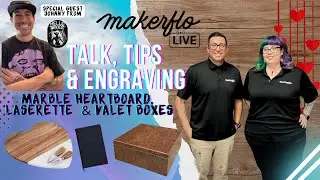 🔥 LIVE CRAFT & BUSINESS TALK | Laserette, Marble, Valet Box & Pricing with MakerFlo 🔥