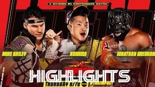 Mike Bailey vs KUSHIDA vs Jonathan Gresham | TNA iMPACT! 7/11/24 | Highlights