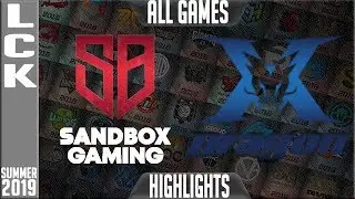 SB vs KZ Highlights ALL GAMES | LCK Summer 2019 Week 1 Day 5 | Sandbox Gaming vs King-Zone DragonX