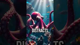 Octopus's surprising survival trick! #octopus #strategy #funfact