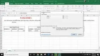 Funciones de Excel