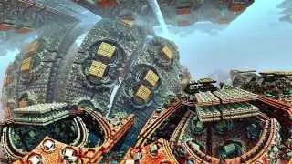 cpu city mandelbulb 3d fly through HD