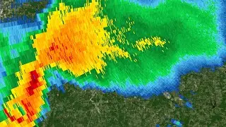 2021 Newnan, Georgia Tornado TDWR Radar Loop