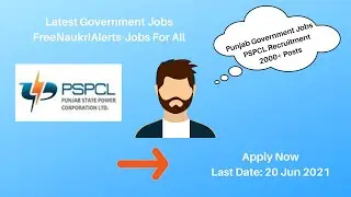 Punjab PSPCL Recruitment 2021 : PSPCL Vacancy Clerk,JE and Other Posts| Fee, AGE, EXAM Pattern