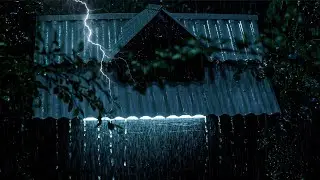 NO ADS Rain Sounds for Deep Sleep 😴 Thunderstorm ASMR for Relaxation & Insomnia Relief
