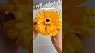 🖐Don't throw away ribbon scraps, make this instead #diy #crafts #homedecor