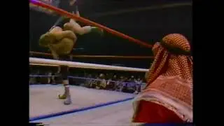Iron Sheik vs Jobber Mike Dorsett WWF 1984