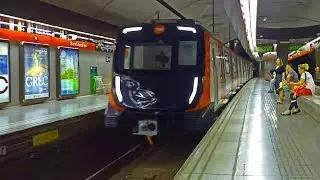 🚇 TMB 8000 arriving at SANT ANDREU (Barcelona metro)