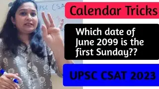 Calendar Questions:These Questions are ALWAYS asked in ENTRANCES like GMAT/CAT/NDA/BANKING/SAT/CETs