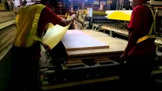 Formica door press.