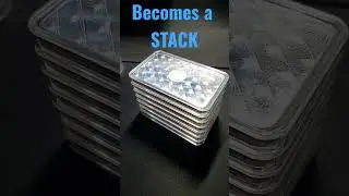 Silver Stacking Journey 200oz #shorts