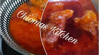 How To Make Turkey Meat Tomato Puree Stew Recipe/Stew Recipe/Turkey Meat Recipe/Chiomas Kitchen 