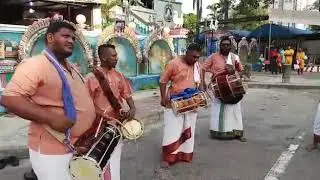 Astha Kali Urumi Melam#Pagguni Uthiram 2K19 At Bukit Timah Singapore Part2