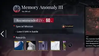 Path to Nowhere | MS-a3 Memory Anomaly III | Rank A and B Sinners Easy Clear