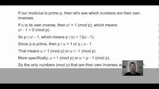 Proof of Wilson's Theorem