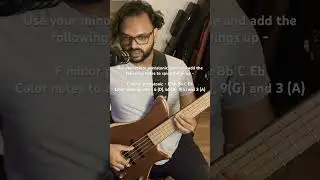 Хватит играть блюзовую гамму! Лучше используй это! #anthonymuthurajah #бас #блюз #джаз #урок баса