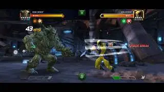 King Groot (buffed) vs ROL Wolverine &brvbar;&brvbar; MCOC